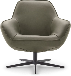 Draaifauteuil in leder Bayview