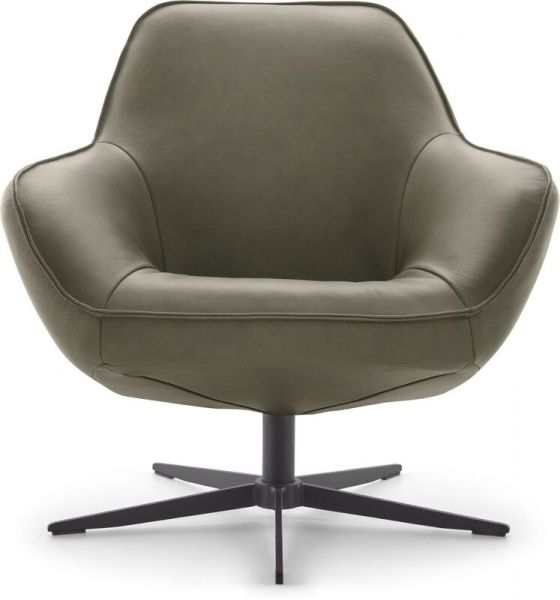 Draaifauteuil in leder Bayview