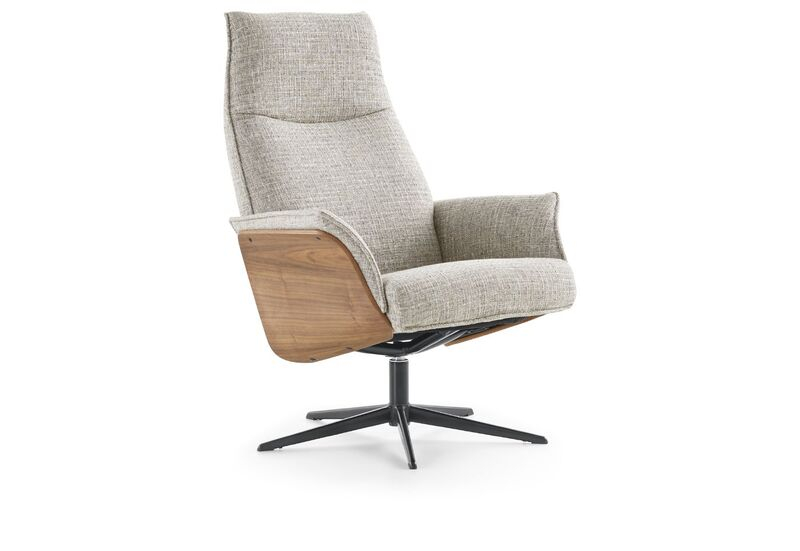 Draaifauteuil Orchard Road in stof