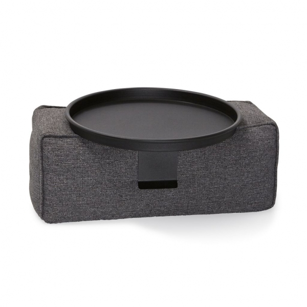 Armtafel Round, Zwart