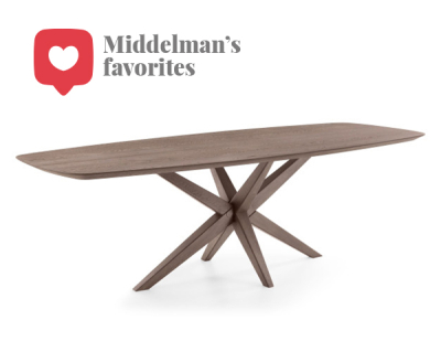 Deens ovale eetkamertafel Woodbury