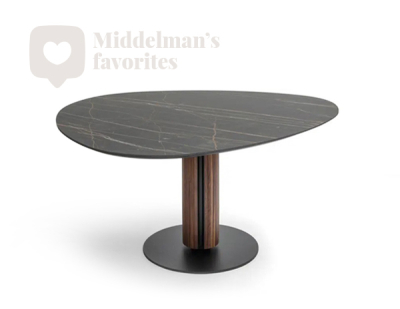 Organische eetkamertafel Steely