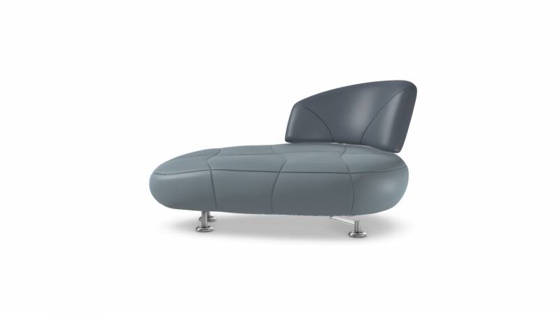 Fauteuil Kikko in Senso leder